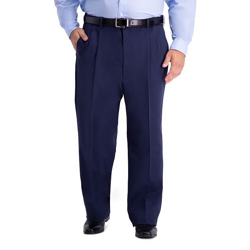 UPC 019783133331 product image for Big & Tall Haggar Work-To-Weekend PRO Relaxed-Fit Stretch Expandable-Waist Pleat | upcitemdb.com