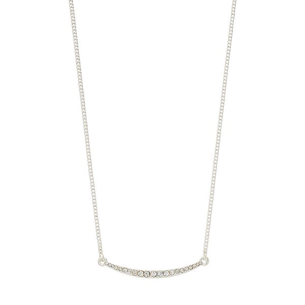 LC Lauren Conrad Crystal Curved Bar Necklace