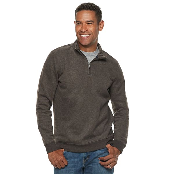 Men's Croft & Barrow® Classic-Fit Quarter-Zip Fleece Pullover