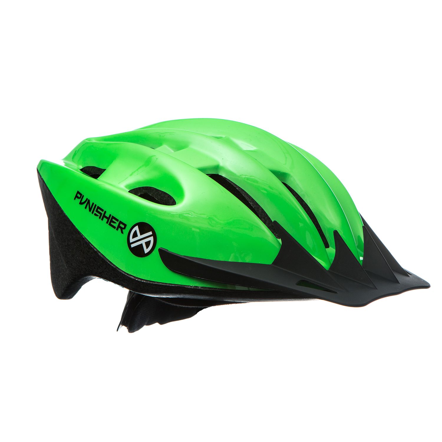 green bicycle helmet