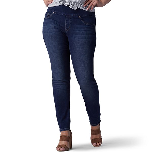 Plus Size Lee® Sculpting Pull-On Midrise Skinny Jeans