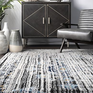 nuLOOM Romona Vintage Medallion Shag Rug