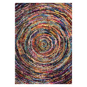 nuLOOM Ardelle Colorful Swirl Shag Rug