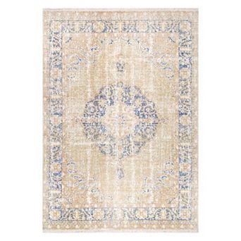 nuLOOM Valerie Distressed Fringe Rug - 4'3" x 6'6"
