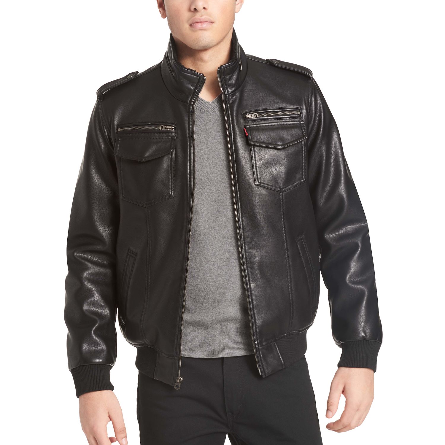 kohl's levi's faux leather jacket