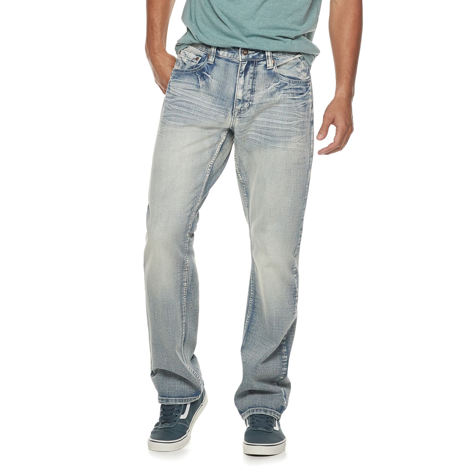 crosshatch bootcut jeans