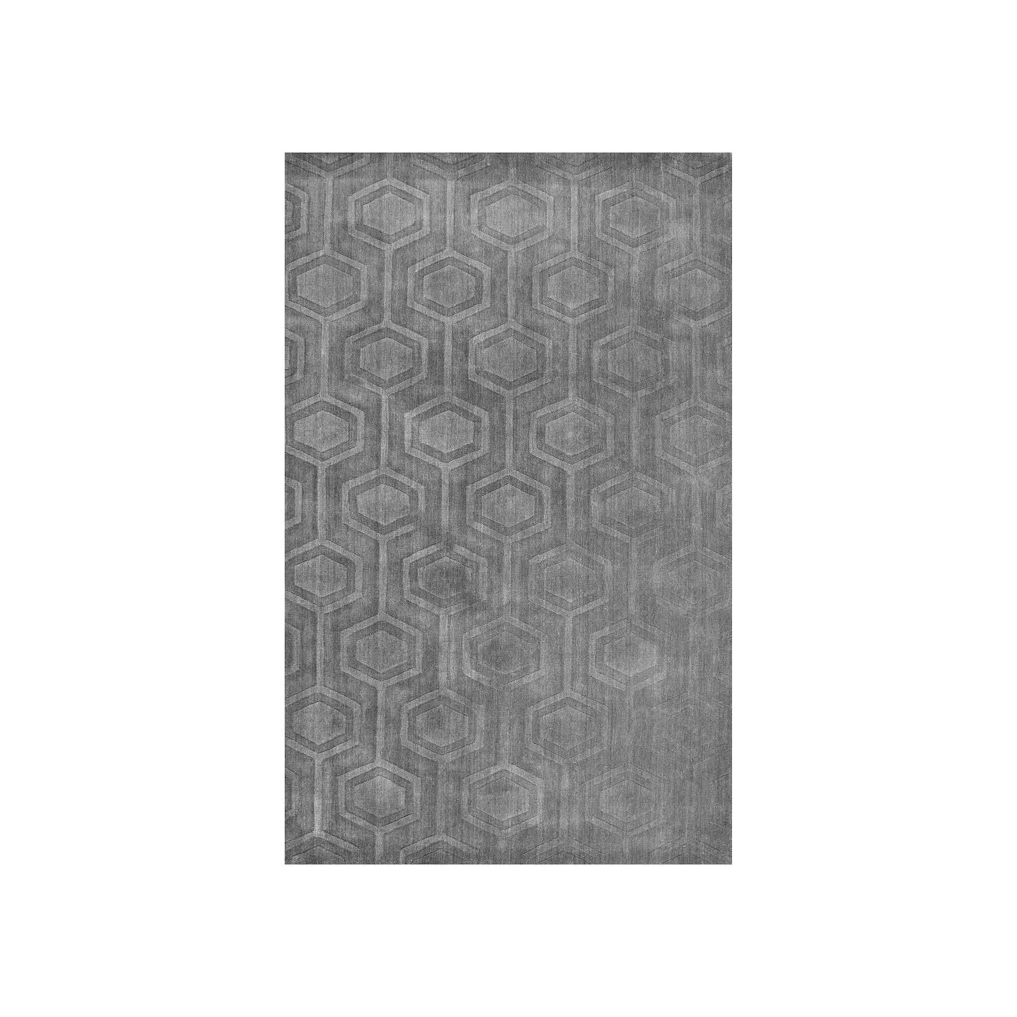 nuLOOM Ambrose Textured Geometric Rug, Gray
