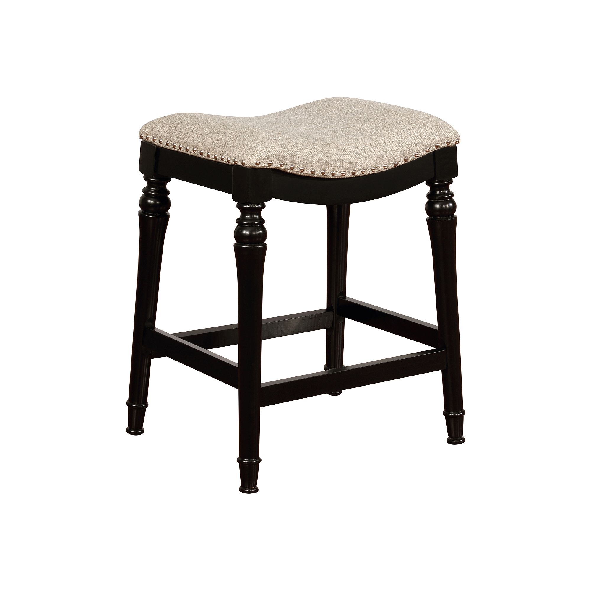 Linon Hayes 63.5-in. Counter Stool, Black
