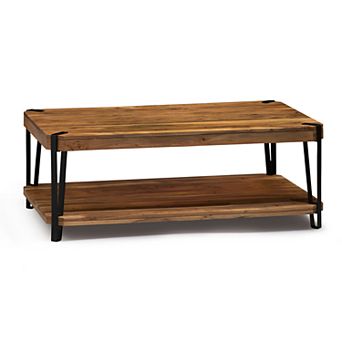 Alaterre Furniture Ryegate Live Edge Coffee Table