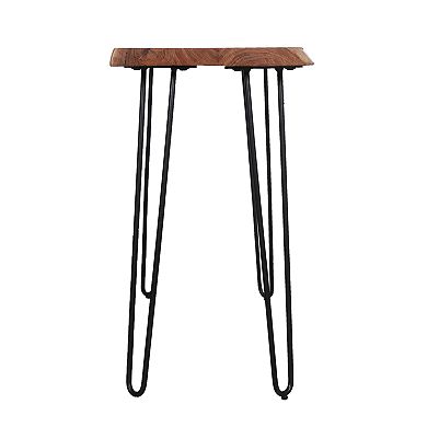 Alaterre Furniture Hairpin Live Edge Console Table
