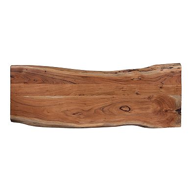 Alaterre Furniture Hairpin Live Edge Console Table