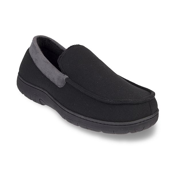 Men's HeatKeep Textured Jersey Venetian Moccasin Slippers