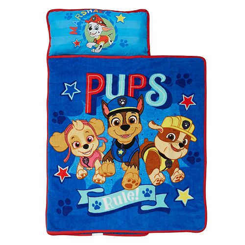 Paw Patrol Pups Rule Skye Chase Rubble Toddler Nap Mat