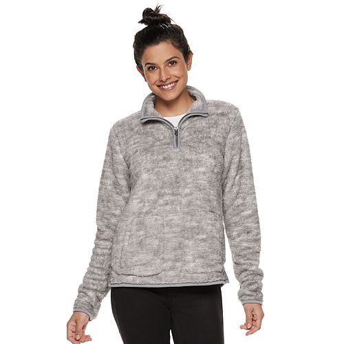 Women's SONOMA Goods for Life™ Supersoft Half-Zip Sherpa Sweatshirt