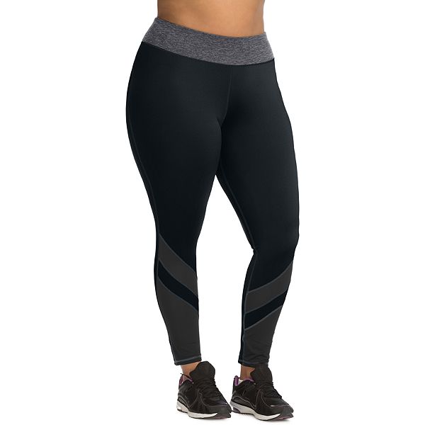 Just My Size Women's Leggings, Women's Plus Size Stretch Jersey Capri  Leggings, JMS Women's Plus Size Capris 2X Black