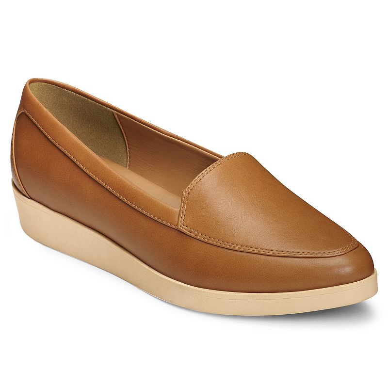 UPC 825073459261 product image for A2 by Aerosoles Clever Women's Wedge Loafer Flats, Size: 10, Brown | upcitemdb.com