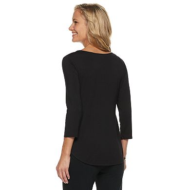 Women's Dana Buchman Print Crepe Top