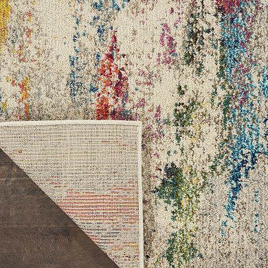 Nourison Celestial Tufted Splatter Geometric Rug