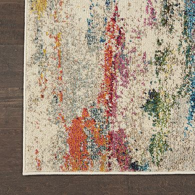 Nourison Celestial Tufted Splatter Geometric Rug
