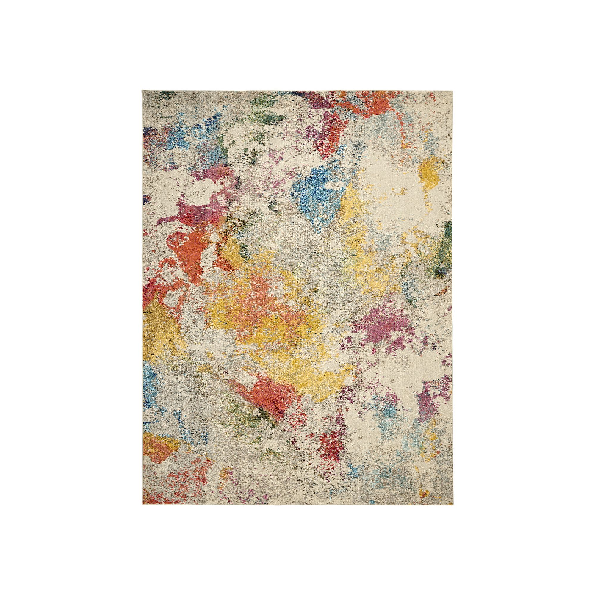 Nourison Celestial Tufted Splatter Geometric Rug, Ivory Team