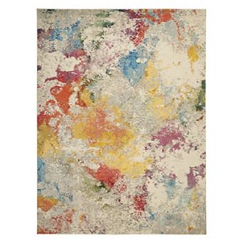 Nourison Celestial Tufted Splatter Geometric Rug