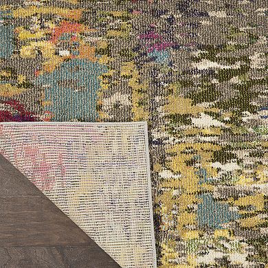 Nourison Celestial Distressed Abstract Rug