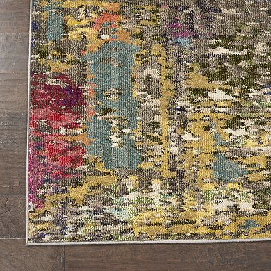 Nourison Celestial Distressed Abstract Rug