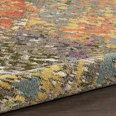 Nourison Celestial Distressed Abstract Rug