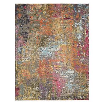Nourison Celestial Distressed Abstract Rug