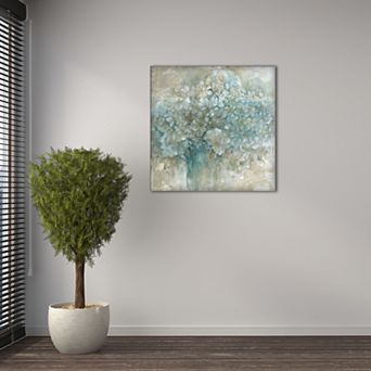 New View Hydrangea 16" x 16" Canvas Wall Art