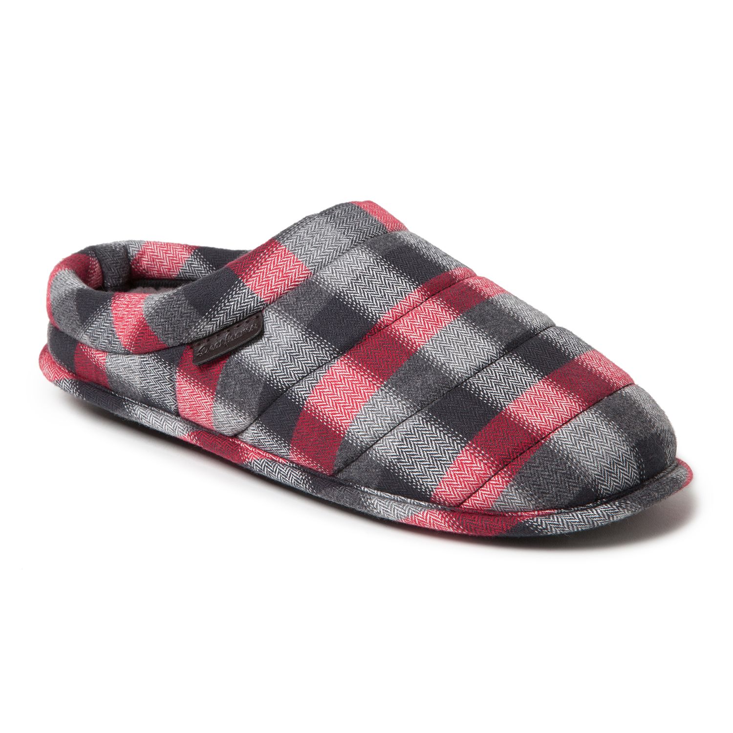 mens quilted slippers