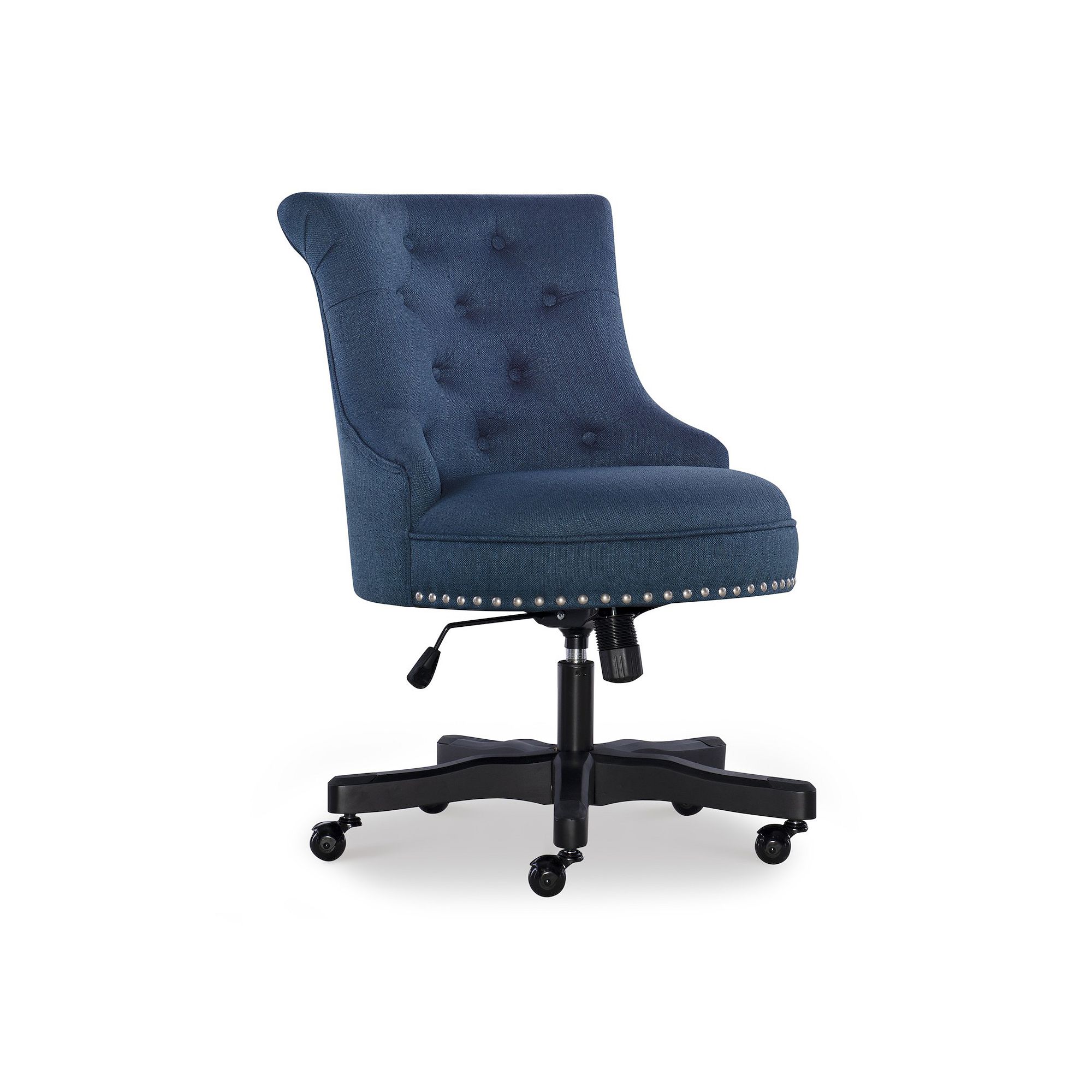 Linon Sinclair Desk Chair, Blue