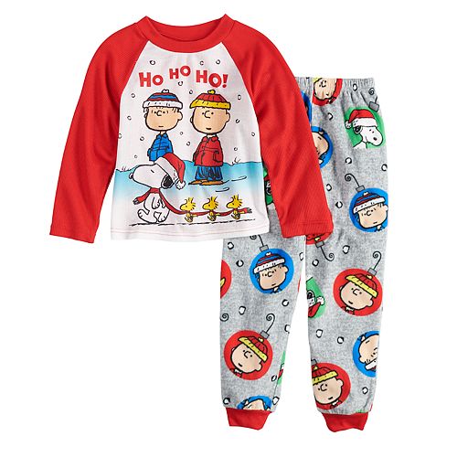 Peanuts Boys 2-Piece Pajamas