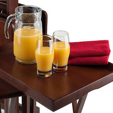 Winsome Snack Tray Table 6-piece Set