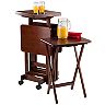Winsome Snack Tray Table 6-piece Set