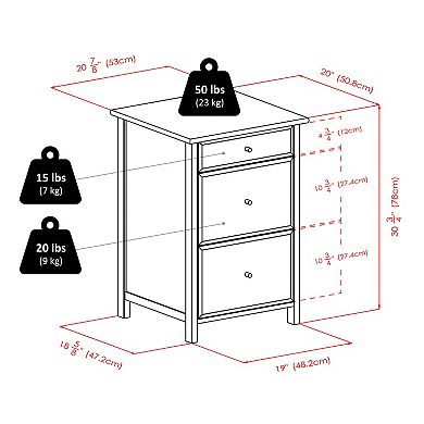 Winsome Delta File Cabinet