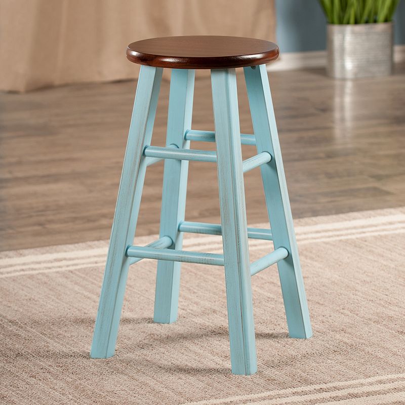 Winsome Ivy Counter Stool, Light Blue