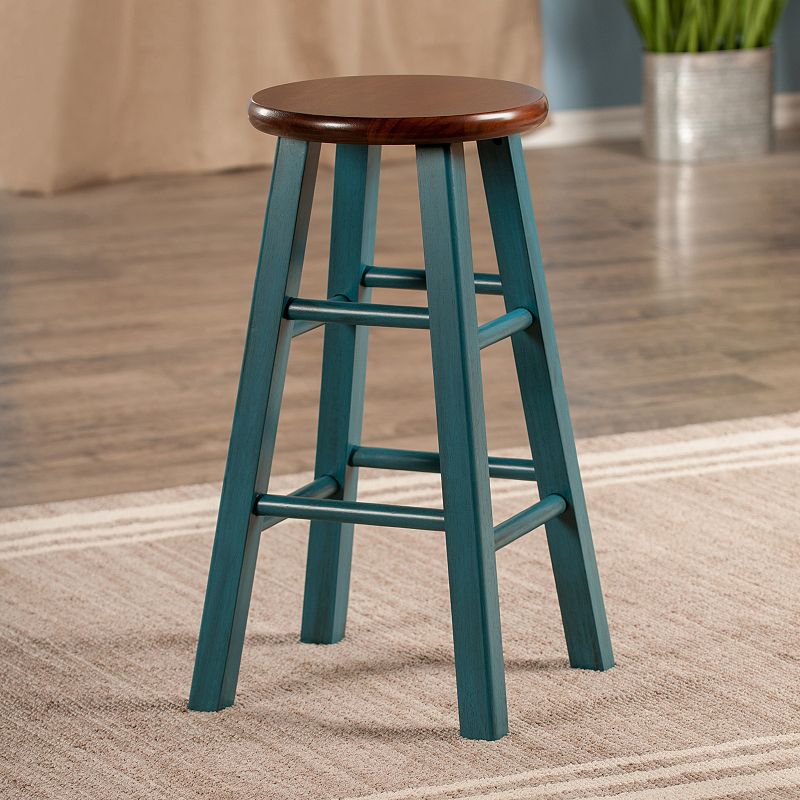 Winsome Ivy Counter Stool, Med Blue