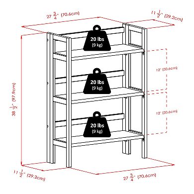 Winsome Torino Storage Cabinet & Baskets 3-piece Set