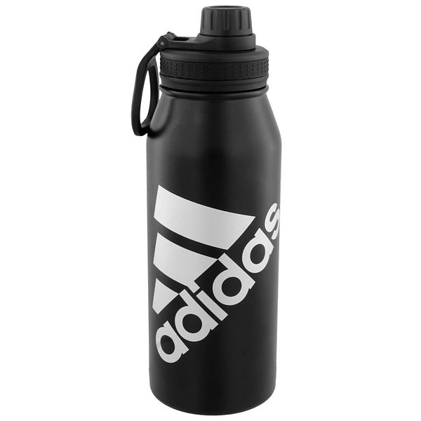 adidas 1-Liter Stainless Steel Water Bottle - Black (WTR BOTTLE)