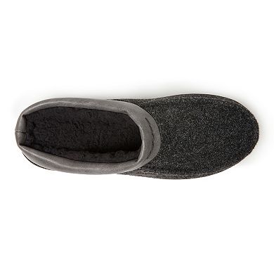 Men's Dearfoams Mixed Material Clog Slippers