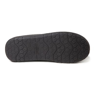 Men's Dearfoams Mixed Material Clog Slippers