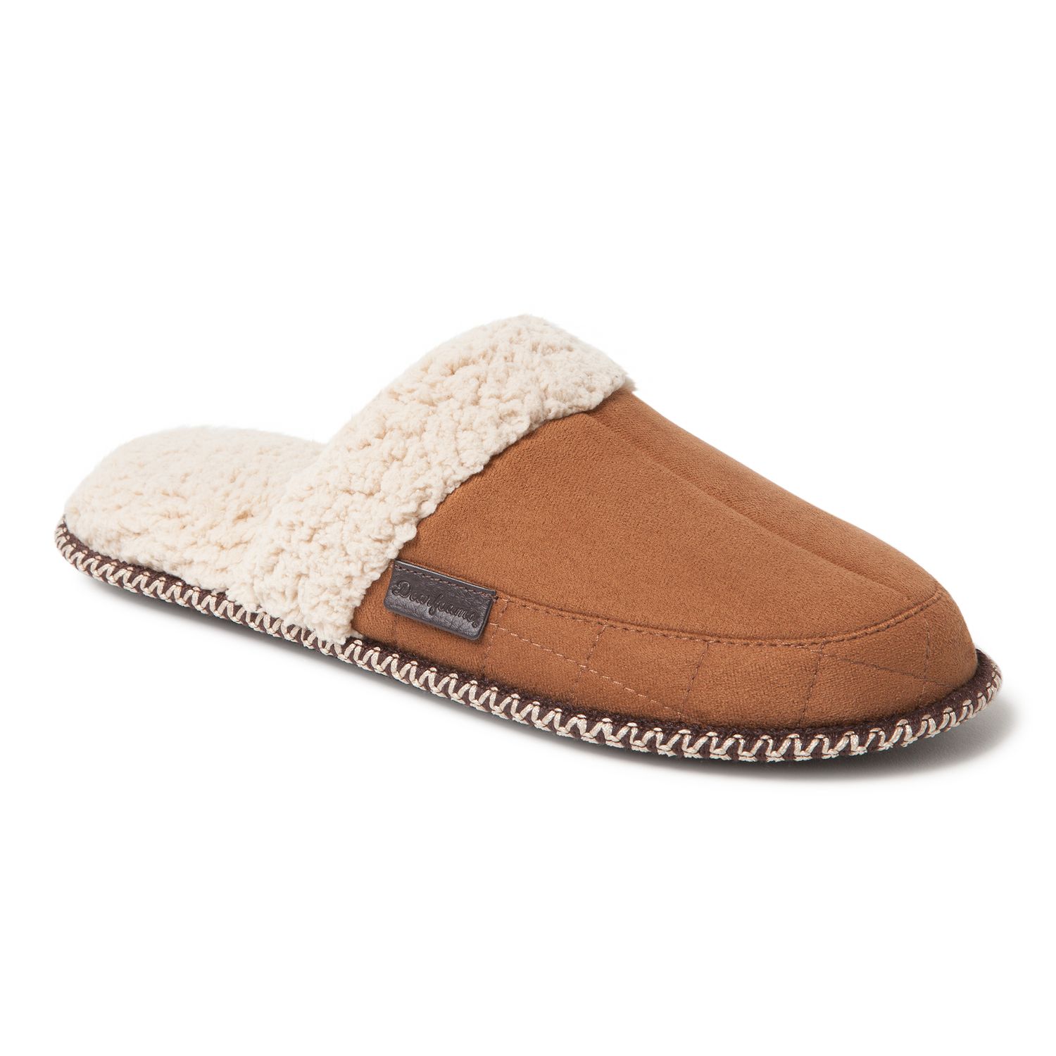 clarks quilted scuff slipper