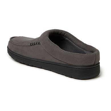 Men's Dearfoams Perforated Microsuede Clog Slippers