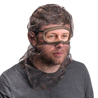 Men's MUK LUKS QuietWear Full Cover Form Fit Mesh Facemask