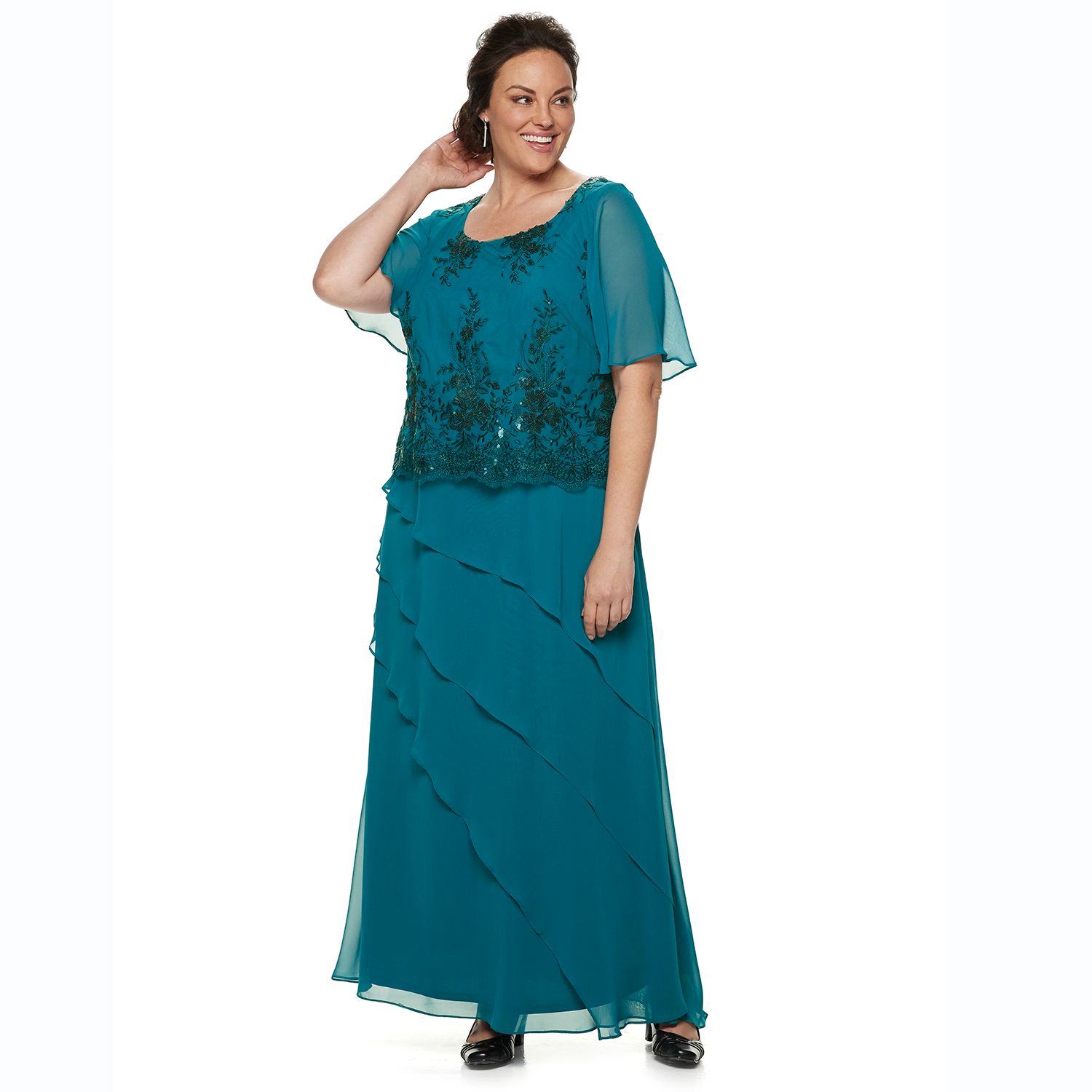 kohl's mother of the bride dresses plus size