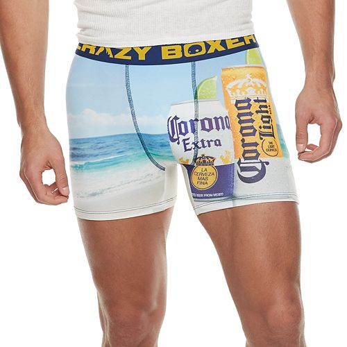 Men's Crazy Boxer Corona Novelty Boxer Briefs