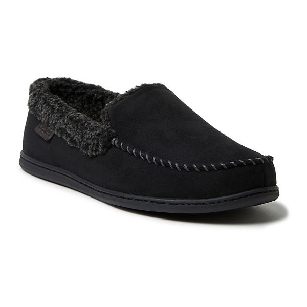 Men's Dearfoams Eli Microsuede Moccasin Slippers