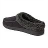 Men's Dearfoams Microsuede Clog with Whipstitch Detail