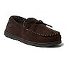Men's Dearfoams Whipstitch Trim Microsuede Moccasin Slippers